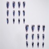 image:imageBABALAL Press On Nails Long Stiletto Fake Nails Pink French Tip with Polka Dot Black Lace Y2k Goth Glossy Coquette Aesthetic Glue On Nails 24PcsBNN14