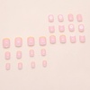 image:imageBABALAL Press On Nails Short Square Fake Nails Brown with Star amp Blue Polka Dot Design Glossy Retro Western Cowgirl Glue On Nails for Women and Girls 24PcsBNG25