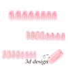 image:imageBABALAL Press On Nails Short Square Fake Nails Brown with Star amp Blue Polka Dot Design Glossy Retro Western Cowgirl Glue On Nails for Women and Girls 24PcsBNG01