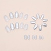 image:imageBABALAL Press On Nails Short Square Fake Nails Brown with Star amp Blue Polka Dot Design Glossy Retro Western Cowgirl Glue On Nails for Women and Girls 24PcsBNG12