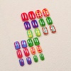 image:imageBABALAL Press On Nails Short Square Fake Nails Brown with Star amp Blue Polka Dot Design Glossy Retro Western Cowgirl Glue On Nails for Women and Girls 24PcsBNG03