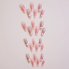 image:imageBABALAL Press On Nails Extra Long Square Fake Nails Blue Black with Polka Dot amp Stripe Design Y2K Retro Glossy Glue On Nails for Women and Girls 24PcsFNP26chrome