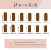 image:imageBABALAL Press On Nails Extra Long Square Fake Nails Orange Black Swirl with Rhinestone Butterfly Charm Glossy Y2k Reusable Glue On Nails for Women and Girls 24PcsANF10