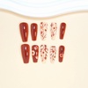 image:imageBABALAL Press On Nails Extra Long Stiletto Fake Nails Green Leopard Print amp Brown Ombre Tortoise Design Glossy Y2k Glue On Nails for Women and Girls 24PcsFNT01brown