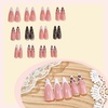 image:imageBABALAL Press On Nails Extra Long Stiletto Fake Nails Green Leopard Print amp Brown Ombre Tortoise Design Glossy Y2k Glue On Nails for Women and Girls 24PcsFNT08leopard