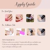 image:imageBABALAL Press On Nails Extra Long Stiletto Fake Nails Green Leopard Print amp Brown Ombre Tortoise Design Glossy Y2k Glue On Nails for Women and Girls 24PcsFNT01black