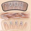 image:imageBABALAL Press On Nails Extra Long Stiletto Fake Nails Green Leopard Print amp Brown Ombre Tortoise Design Glossy Y2k Glue On Nails for Women and Girls 24PcsFNT00bling