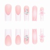 image:imageBABALAL Press On Nails Extra Long Stiletto Fake Nails Green Leopard Print amp Brown Ombre Tortoise Design Glossy Y2k Glue On Nails for Women and Girls 24PcsFNT15planet
