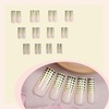 image:imageBABALAL Press On Nails Extra Long Stiletto Fake Nails Green Leopard Print amp Brown Ombre Tortoise Design Glossy Y2k Glue On Nails for Women and Girls 24PcsFNT01polkadot