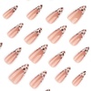 image:imageBABALAL Press On Nails Extra Long Stiletto Fake Nails Green Leopard Print amp Brown Ombre Tortoise Design Glossy Y2k Glue On Nails for Women and Girls 24PcsFNT0301