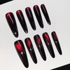 image:imageBABALAL Press On Nails Extra Long Stiletto Fake Nails Hot Pink Blue Cheetah Print with Star Design Glossy Y2K Kawaii Funky Glue On Nails 24Pcs Bright Summer NailsANS20905