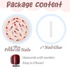 image:imageBABALAL Press On Nails Extra Long Stiletto Fake Nails Hot Pink Blue Cheetah Print with Star Design Glossy Y2K Kawaii Funky Glue On Nails 24Pcs Bright Summer NailsANS204bow