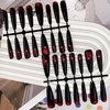 image:imageBABALAL Press On Nails Extra Long Stiletto Fake Nails Hot Pink Blue Cheetah Print with Star Design Glossy Y2K Kawaii Funky Glue On Nails 24Pcs Bright Summer NailsANS20905