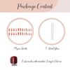 image:imageBABALAL Press On Nails Long Square Fake Nails Pink Brown with 3D Star Rhinestone amp Polka Dot Stripe Design Y2K Retro Cute Glue On Nails for Women and Girls 24PcsFNEB019