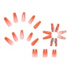 image:imageBABALAL Press On Nails Long Square Fake Nails Pink Brown with 3D Star Rhinestone amp Polka Dot Stripe Design Y2K Retro Cute Glue On Nails for Women and Girls 24PcsFNEB019
