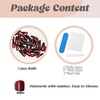 image:imageBABALAL Press On Nails Long Square Fake Nails Pink Brown with 3D Star Rhinestone amp Polka Dot Stripe Design Y2K Retro Cute Glue On Nails for Women and Girls 24PcsFNEB00603