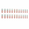 image:imageBABALAL Press On Nails Long Square Fake Nails Rainbow amp Gold Bead Accents Glossy Boho Tropical Summer Glue On Nails for Women and Girls 24PcsbbfnH009