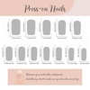 image:imageBABALAL Press On Nails Medium Almond Fake Nails Blue Yellow Brown with Star Polka Dot amp Stripe Swirl Design Y2K Retro Kawaii Glue On Nails for Women and Girls 24PcsFNf403blackred