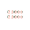 image:imageBABALAL Press On Nails Medium Almond Fake Nails Blue Yellow Brown with Star Polka Dot amp Stripe Swirl Design Y2K Retro Kawaii Glue On Nails for Women and Girls 24PcsFNf403
