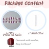 image:imageBABALAL Press On Nails Short Square Fake Nails Nude Pink Cat Eye with Bow Star amp Bear Cartoon Kawaii Design Glossy Cute Coquette Glue On Nails 30PcsBNX112