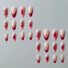 image:imageBABALAL Press On Nails Short Square Fake Nails Nude Pink Cat Eye with Bow Star amp Bear Cartoon Kawaii Design Glossy Cute Coquette Glue On Nails 30PcsBNX116