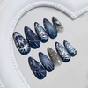 image:imageBABALAL Press On Nails Short Square Fake Nails Nude Pink Cat Eye with Bow Star amp Bear Cartoon Kawaii Design Glossy Cute Coquette Glue On Nails 30PcsBNX108