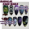 image:imageBABALAL Press On Nails Short Square Fake Nails Nude Pink Cat Eye with Bow Star amp Bear Cartoon Kawaii Design Glossy Cute Coquette Glue On Nails 30PcsBNX104