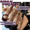 image:imageBABALAL Press On Nails Short Square Fake Nails Nude Pink Cat Eye with Bow Star amp Bear Cartoon Kawaii Design Glossy Cute Coquette Glue On Nails 30PcsBNX121