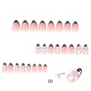 image:imageBABALAL Press On Nails Short Square Fake Nails Nude Pink Cat Eye with Bow Star amp Bear Cartoon Kawaii Design Glossy Cute Coquette Glue On Nails 30PcsBNX10601