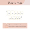image:imageBABALAL Press On Nails Short Square Fake Nails Nude Pink Cat Eye with Bow Star amp Bear Cartoon Kawaii Design Glossy Cute Coquette Glue On Nails 30PcsBNX10202