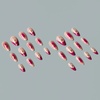image:imageBABALAL Press On Nails Short Square Fake Nails Nude Pink Cat Eye with Bow Star amp Bear Cartoon Kawaii Design Glossy Cute Coquette Glue On Nails 30PcsBNX116