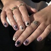 image:imageBABALAL Press On Nails Short Square Fake Nails Nude Pink Cat Eye with Bow Star amp Bear Cartoon Kawaii Design Glossy Cute Coquette Glue On Nails 30PcsBNX10501