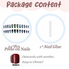 image:imageBABALAL Press On Nails Short Square Fake Nails Nude Pink Cat Eye with Bow Star amp Bear Cartoon Kawaii Design Glossy Cute Coquette Glue On Nails 30PcsBNX104