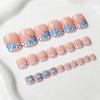 image:imageBABALAL Toe Press On Nails Short Square Black and Gold Fake Toenails 3d Chrome amp Rhinestone Design Glossy Gothic Edgy Pedicure Fake Nails for Women and Girls 24Pcs LuxuryANjzj20101