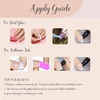 image:imageBABALAL Toe Press On Nails Short Square Black and Gold Fake Toenails 3d Chrome amp Rhinestone Design Glossy Gothic Edgy Pedicure Fake Nails for Women and Girls 24Pcs LuxuryPurple