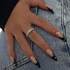 image:imageBABALAL Press On Nails Extra Long Stiletto Fake Nails Green Leopard Print amp Brown Ombre Tortoise Design Glossy Y2k Glue On Nails for Women and Girls 24PcsFNT10black