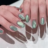 image:imageBABALAL Press On Nails Extra Long Stiletto Fake Nails Hot Pink Blue Cheetah Print with Star Design Glossy Y2K Kawaii Funky Glue On Nails 24Pcs Bright Summer NailsANS226